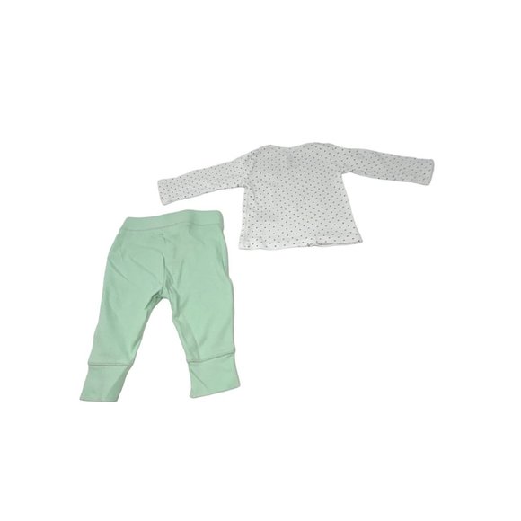 Baby Girl's 2 Piece Jumper and Body Suit Outfit, Leggings, & Shirt - Size 0-3 M - Picture 7 of 9